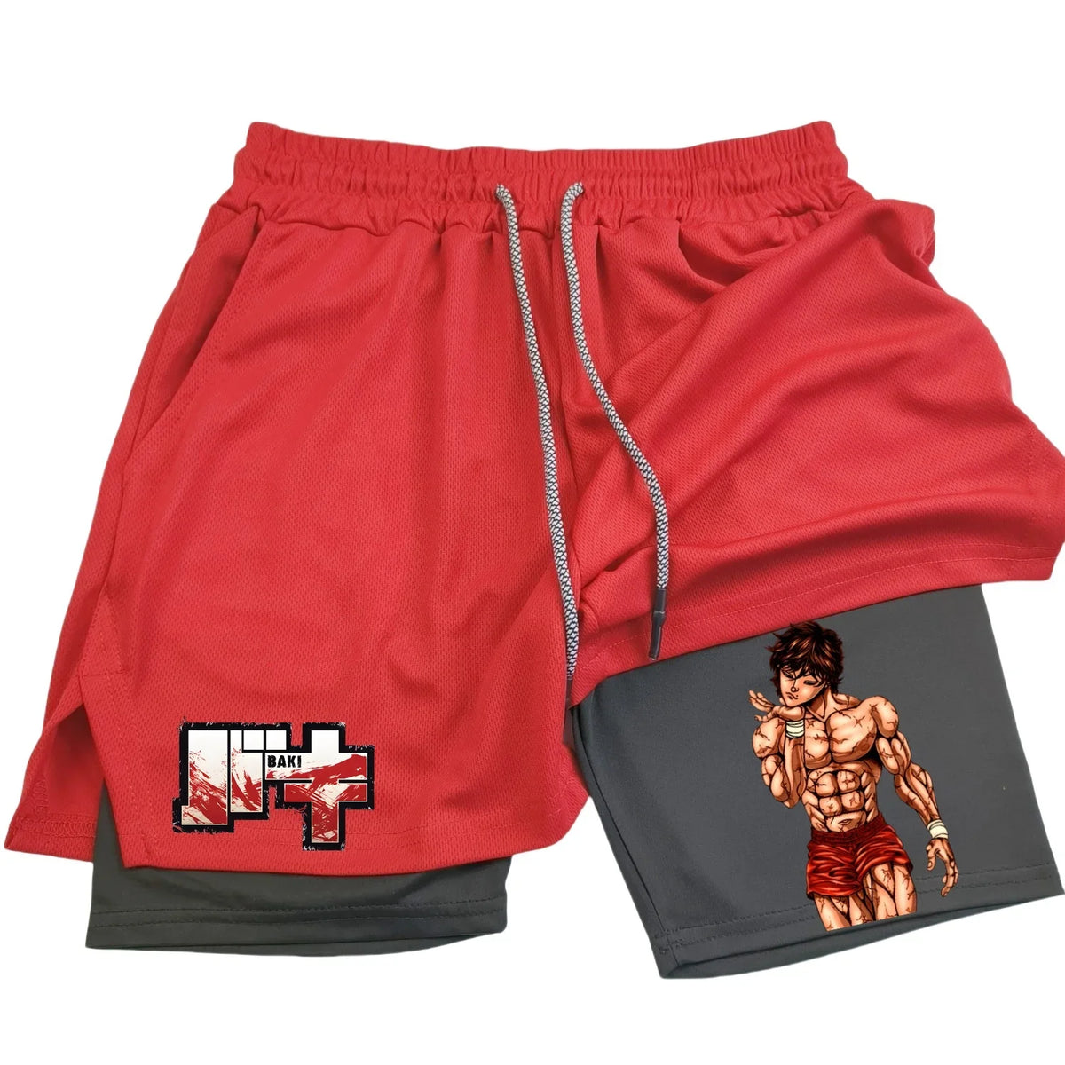 Baki Hanma Gym Shorts – Anime Fitness Shorts
