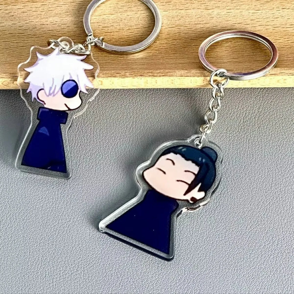 Gojo & Geto Matching Keychain Set – Jujutsu Kaisen