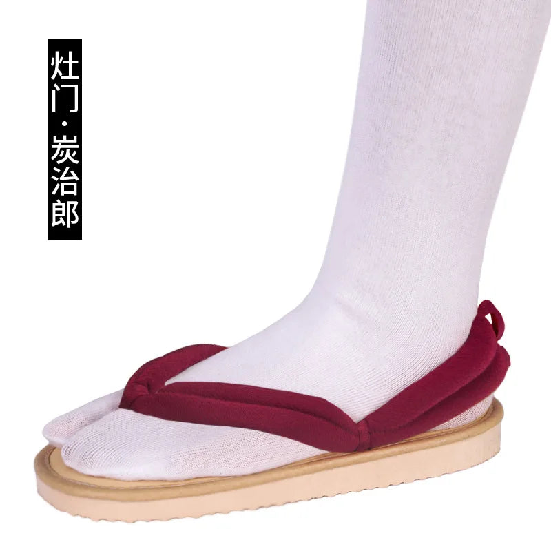 Demon Slayer Wooden Clogs – Anime Cosplay Sandals