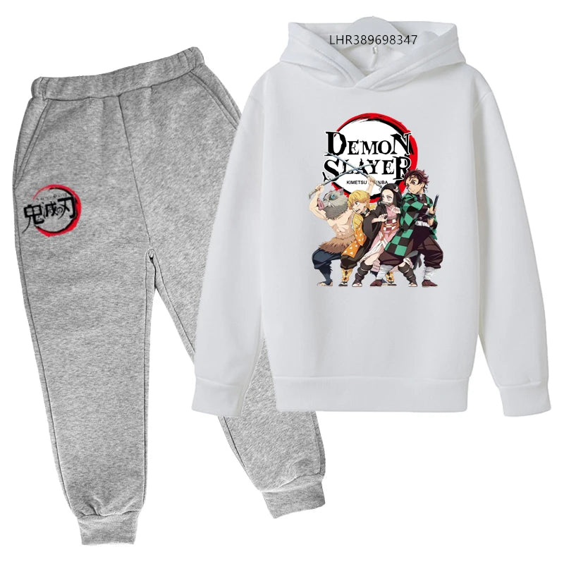 Anime Ninja Kids Hoodie & Pants Set