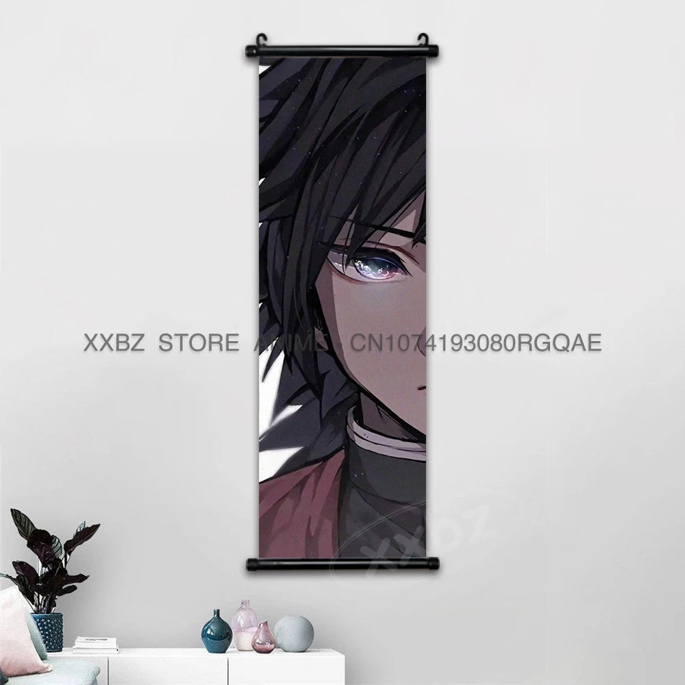 Shinobu Kocho Scroll Poster – Demon Slayer Canvas Wall Art