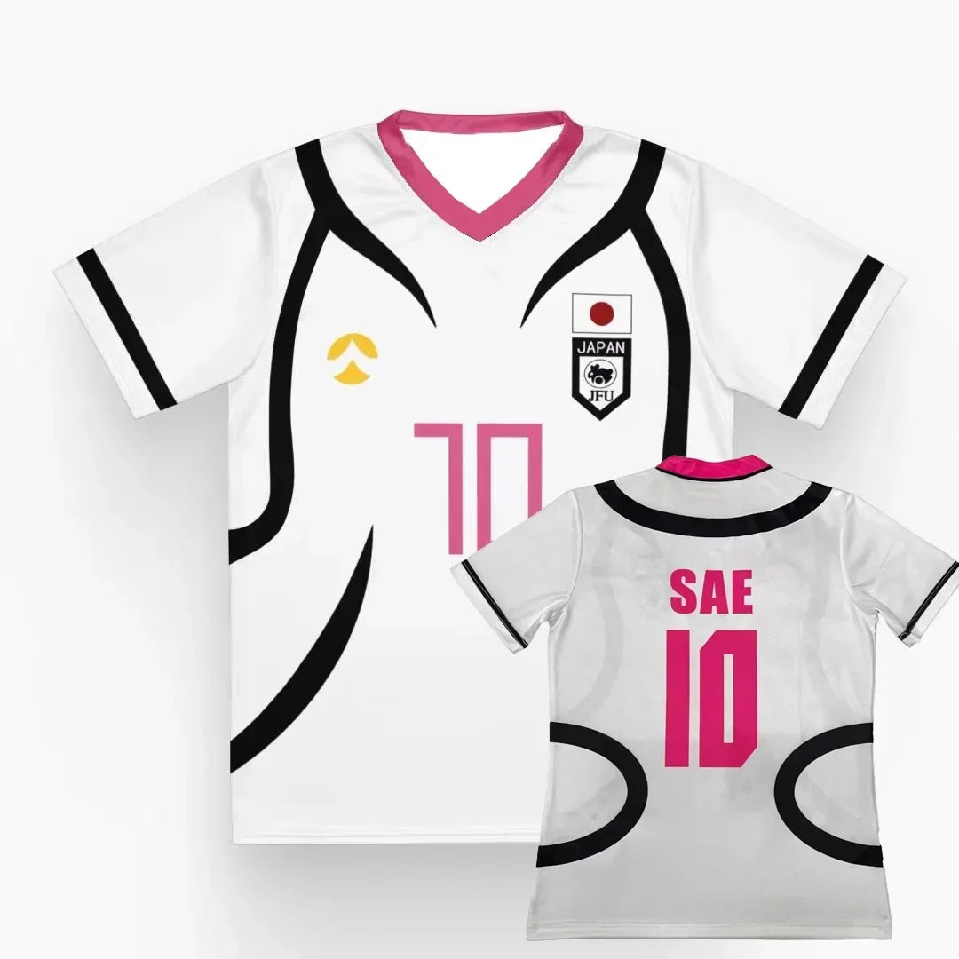 Shidou & Sae Football Shirt – Blue Lock Anime Jersey