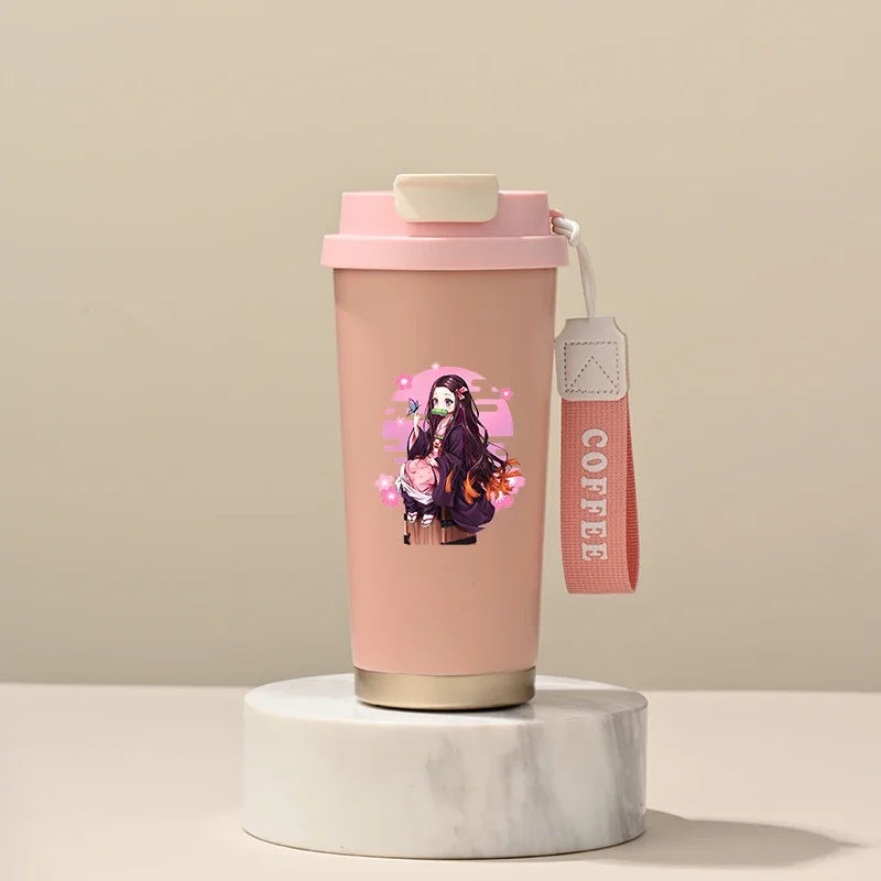 Demon Slayer Stainless Steel Tumbler – Anime Water Bottle