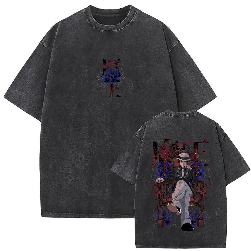 Demon Slayer Vintage Graphic T-Shirt – Oversized Anime Streetwear