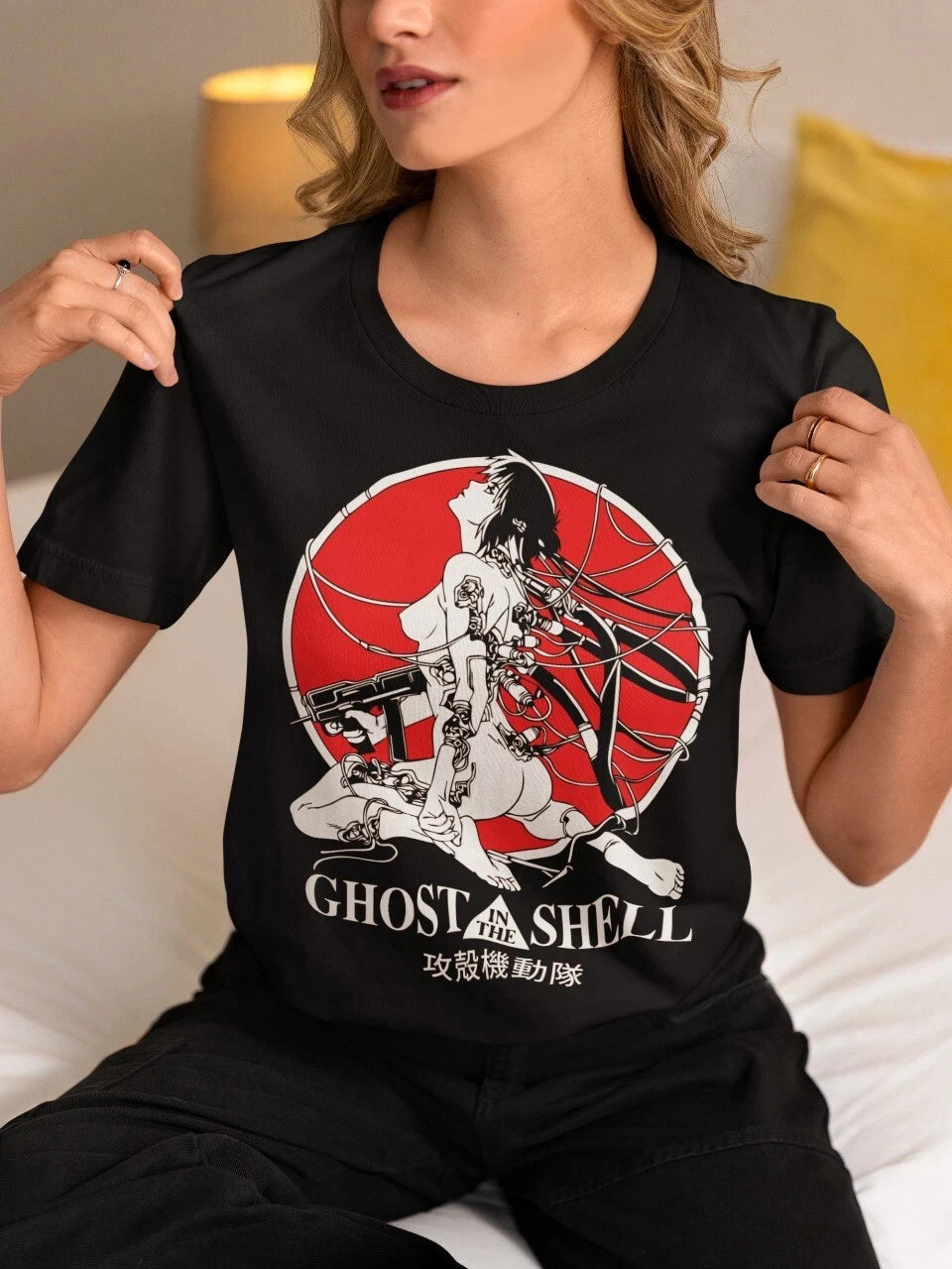 Motoko Kusanagi T-Shirt – Ghost in the Shell Anime Tee