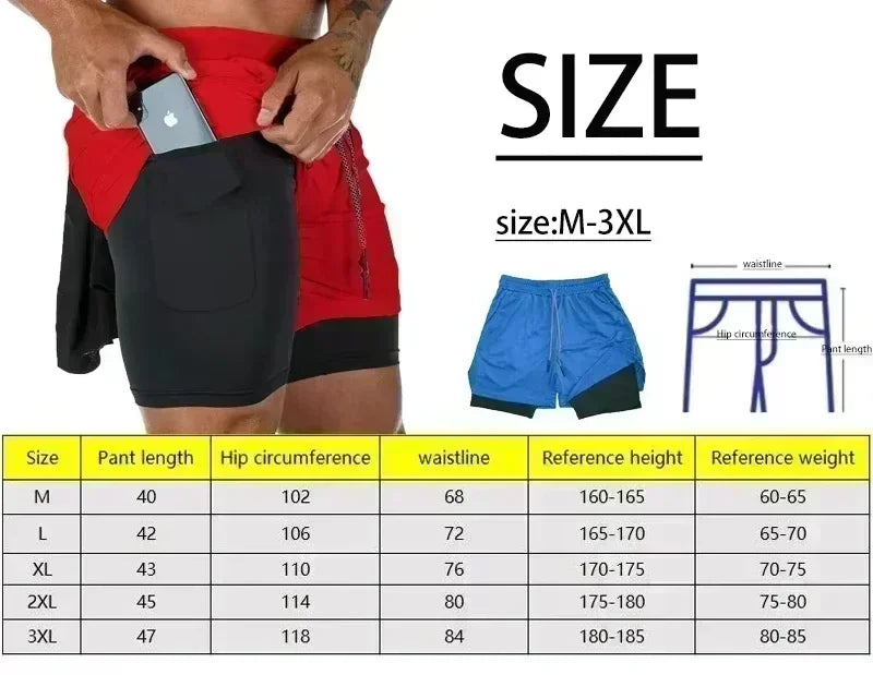 Portgas D. Ace Double-Layer Athletic Shorts – One Piece