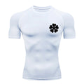 Bull Print Compression Gym Shirt – Quick Dry