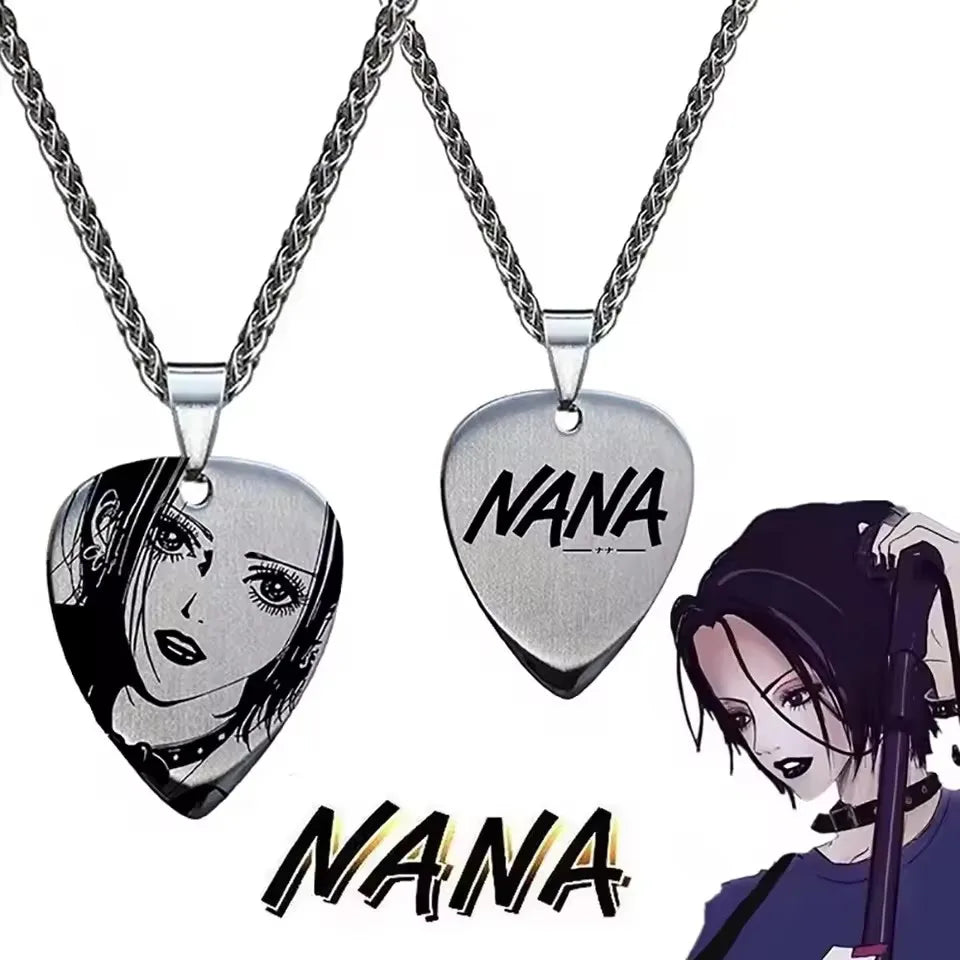 NANA Guitar Pick Necklace – Anime Rock Choker