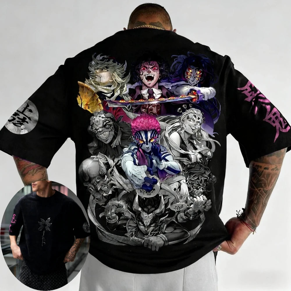 Akaza, Douma & Kokushibo T-Shirt – Demon Slayer Upper Moons Tee
