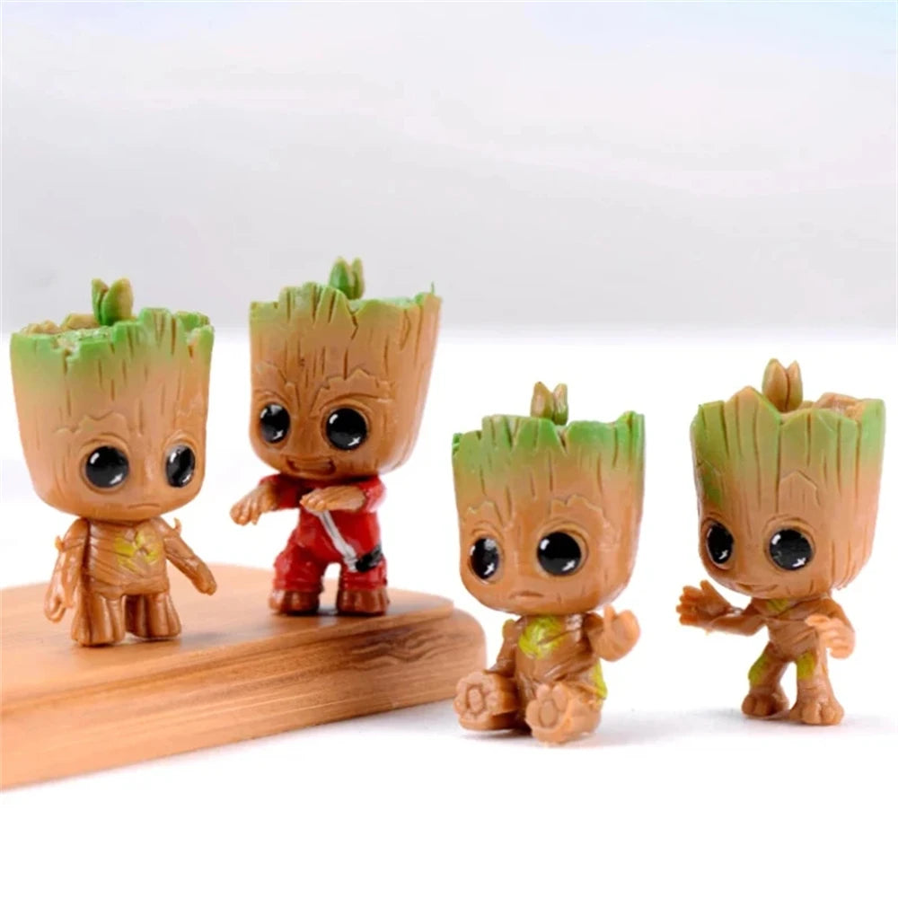 Groot Miniature Figures – 4pcs Set