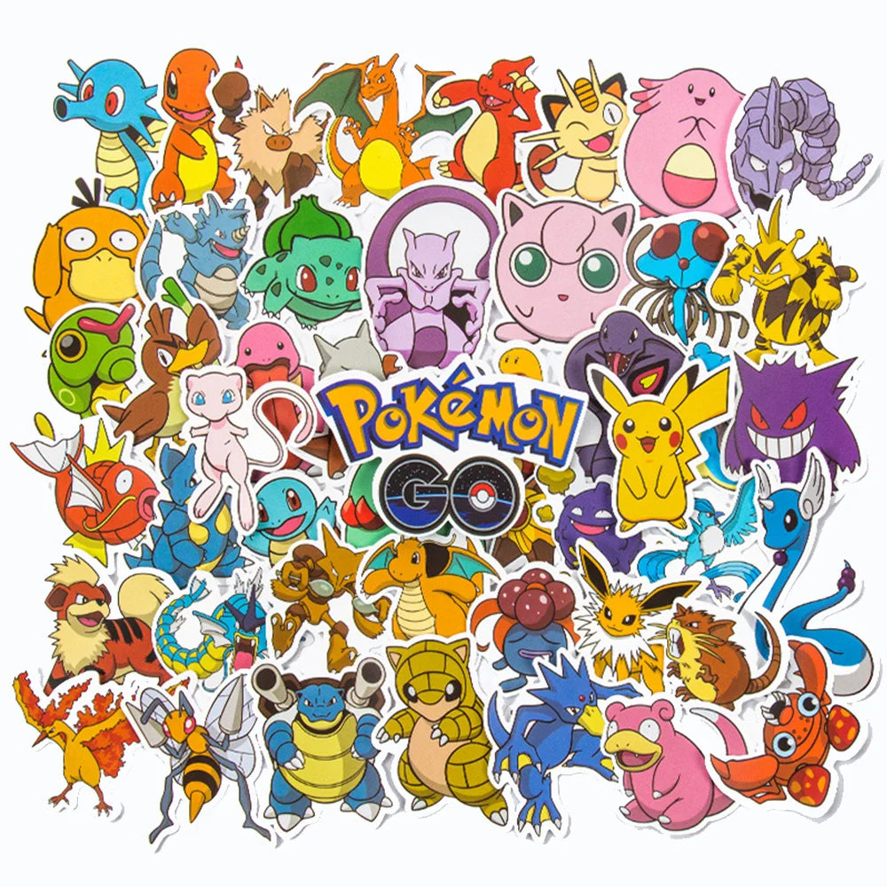 Pikachu Pokémon Decal Pack – Waterproof Stickers