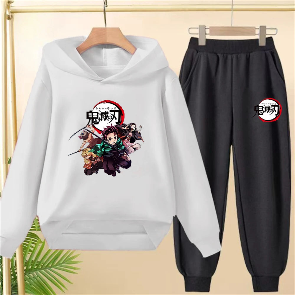 Demon Slayer Kids Hoodie & Pants Set