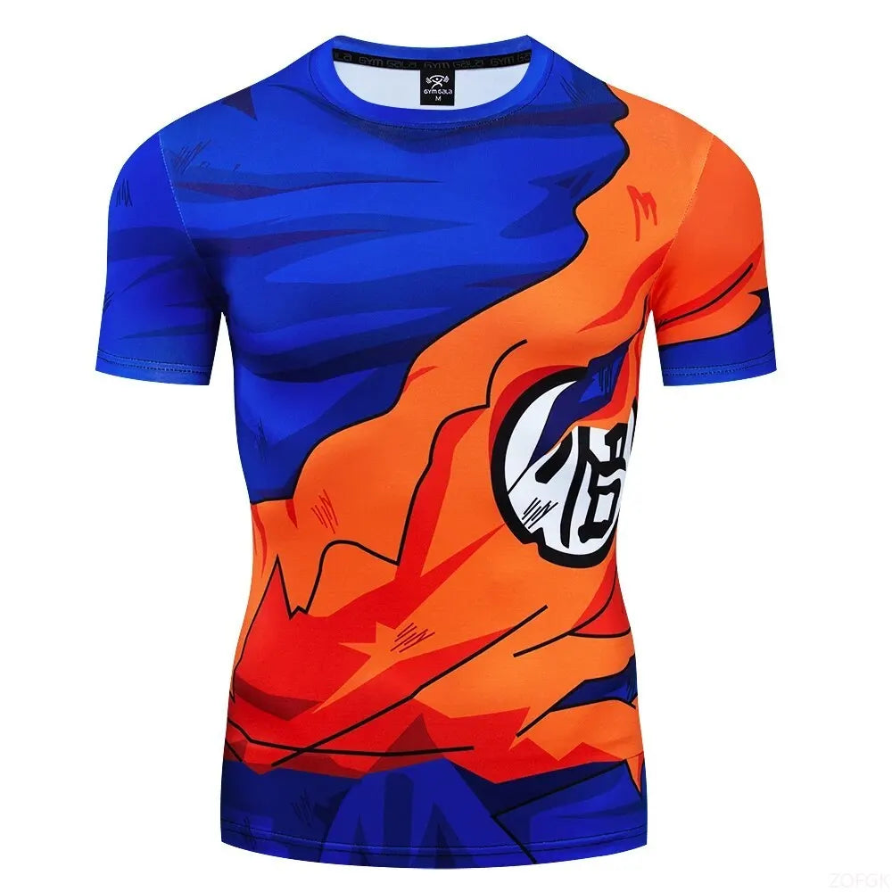 Goku 3D T-Shirt – Dragon Ball Fitness Tee