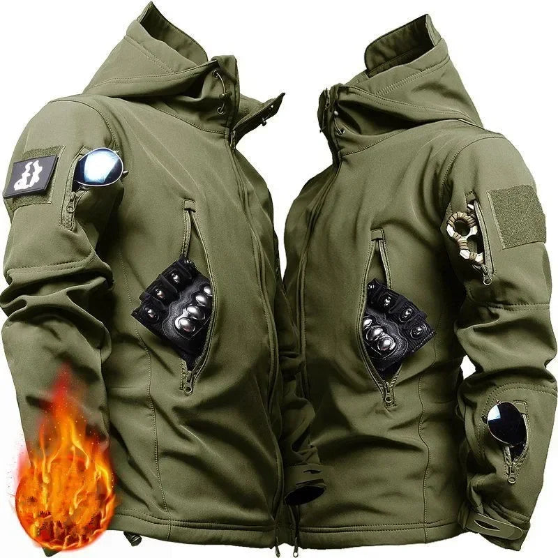 Men's Waterproof Tactical Winter Jacket