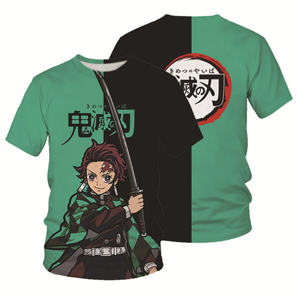 Demon Slayer Kids 3D T-Shirt – Anime Tee