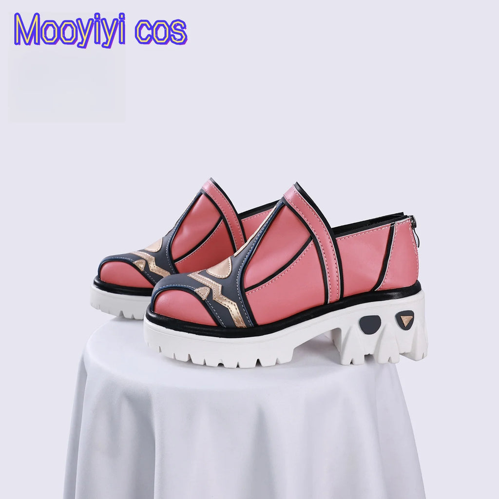 Newly Game Genshin Impact Varesa Cosplay Shoes Halloween Party Christmas Role Playing Comic New Sexy Shoes 36-43