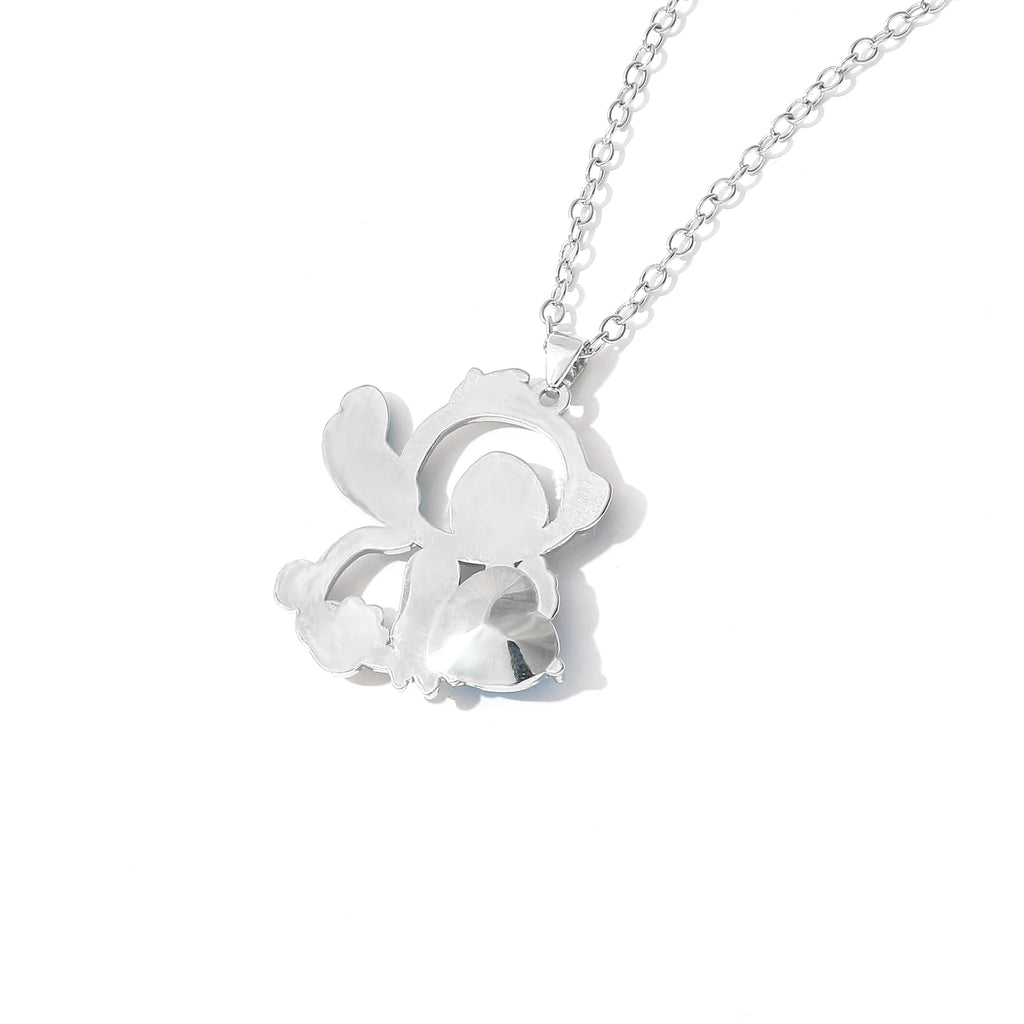 Stitch Heart Rhinestone Necklace – Lilo & Stitch