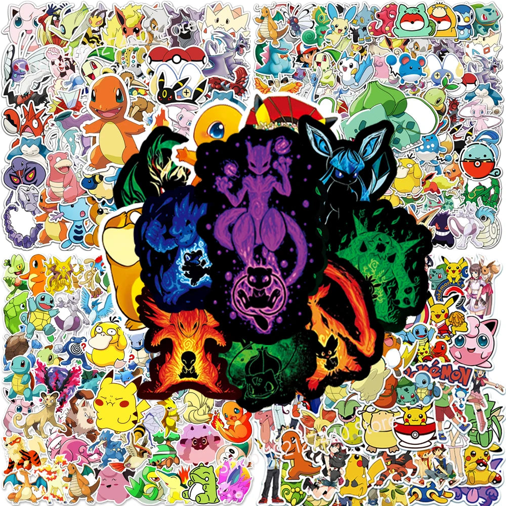 Pikachu Pokémon Decal Pack – Waterproof Stickers