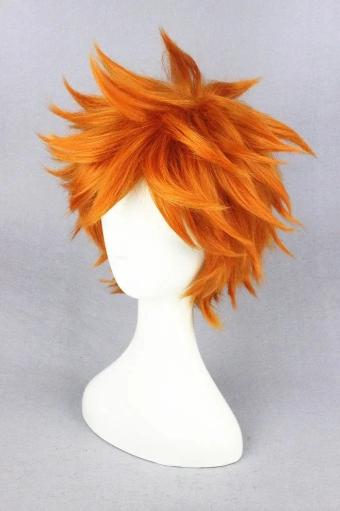Shoyo Hinata Cosplay Wig – Haikyuu Orange Curly Wig