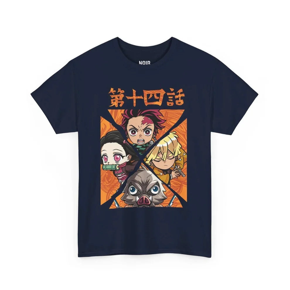 Demon Slayer Quartet T-Shirt – Tanjiro, Nezuko, Zenitsu & Inosuke