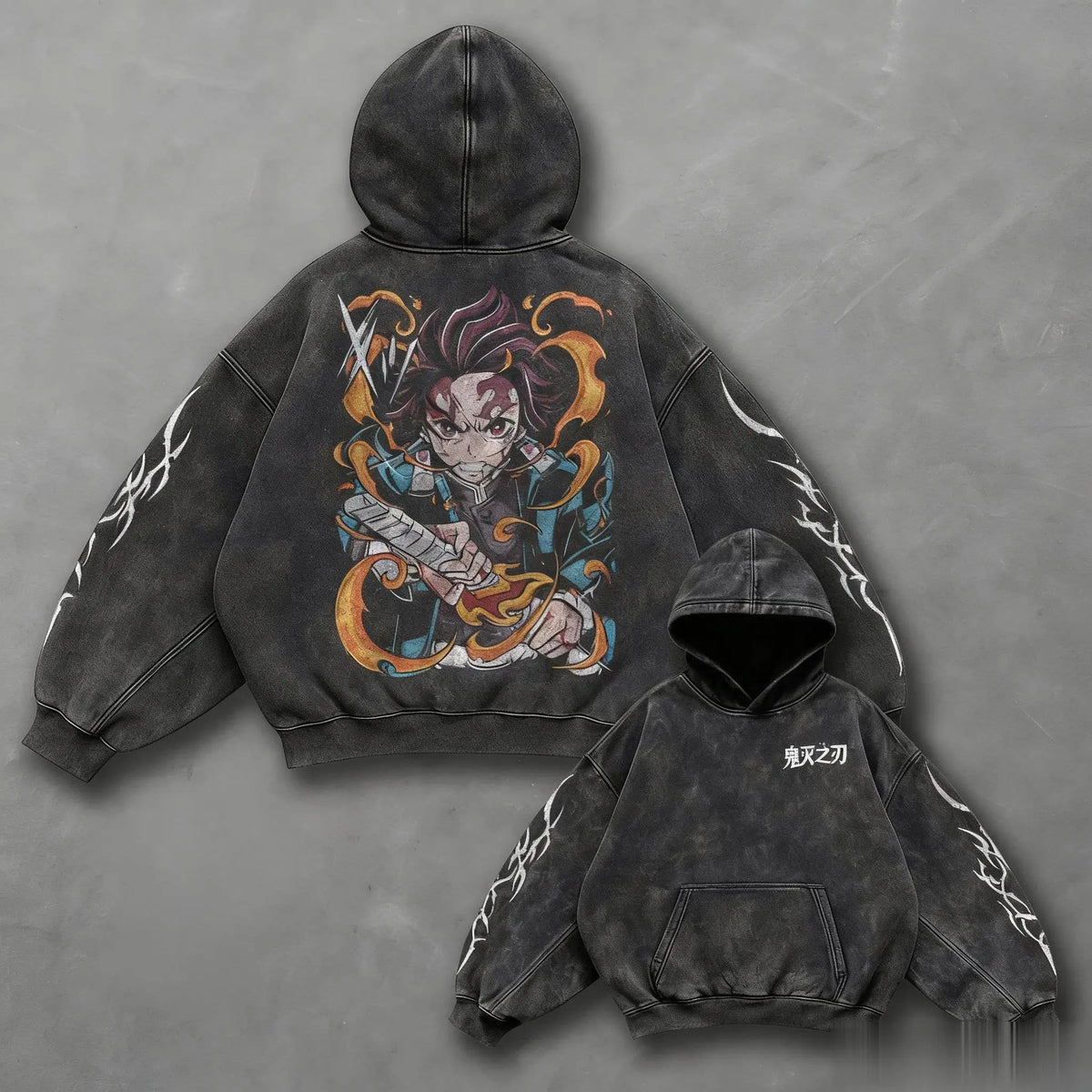 Demon Slayer Harajuku Vintage Hoodie