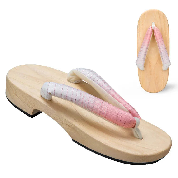 Tanjiro & Nezuko Wooden Geta – Demon Slayer Cosplay Sandals