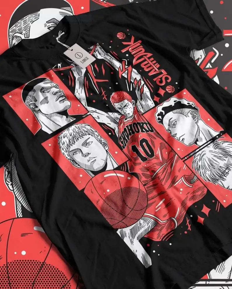 90s Basketball Anime T-Shirt – Otaku Graphic Tee