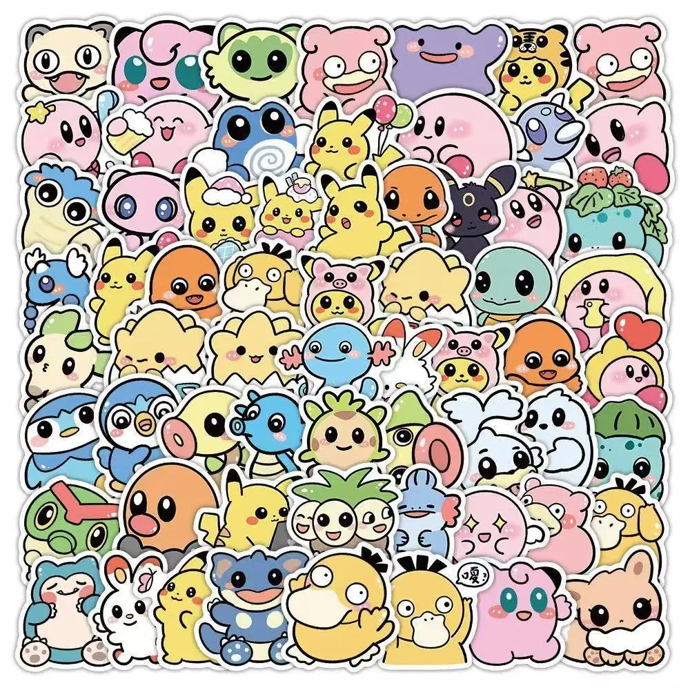 Pikachu Pokémon DIY Sticker Pack – Kawaii Decals