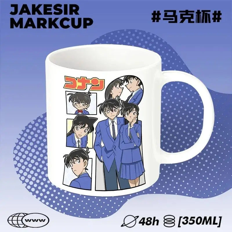 Detective Conan Ceramic Mug – Anime Coffee Cup