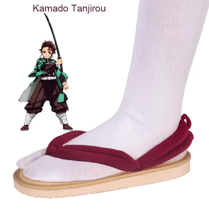 Demon Slayer Geta Clogs – Tanjiro & Nezuko Cosplay Sandals