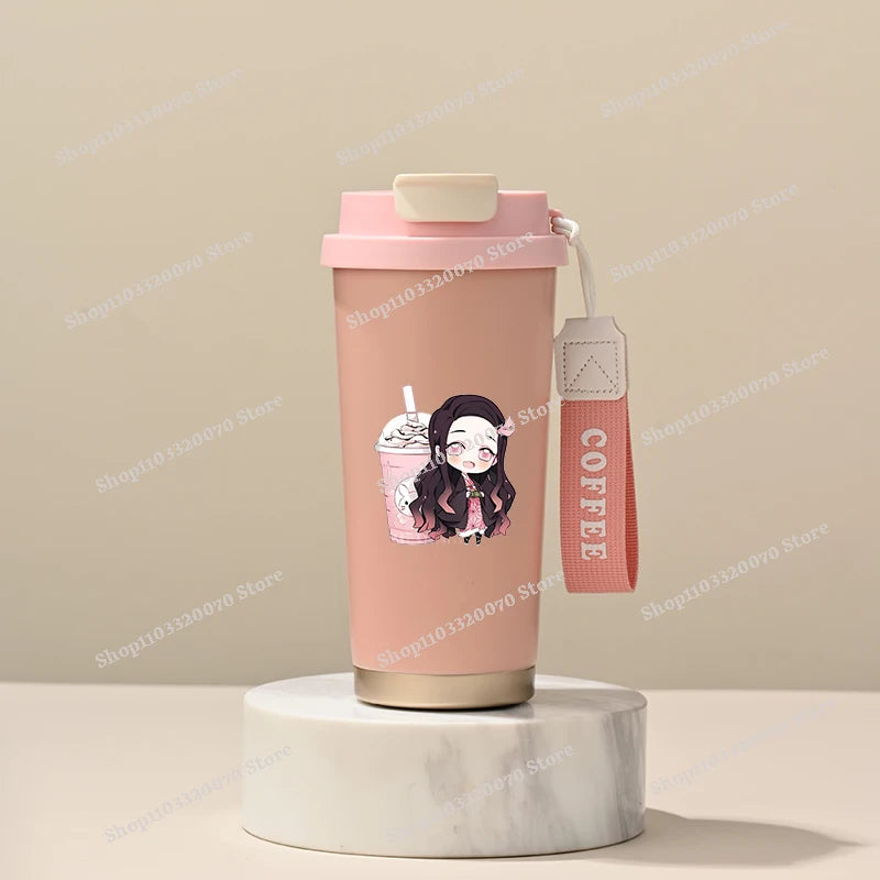 Demon Slayer Stainless Steel Tumbler – Anime Water Bottle
