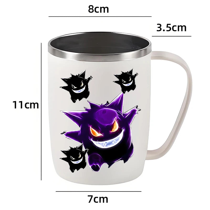 Gengar Stainless Steel Mug 450ml – Pokémon Coffee Cup