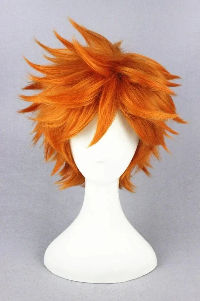 Shoyo Hinata Cosplay Wig – Haikyuu Orange Curly Wig