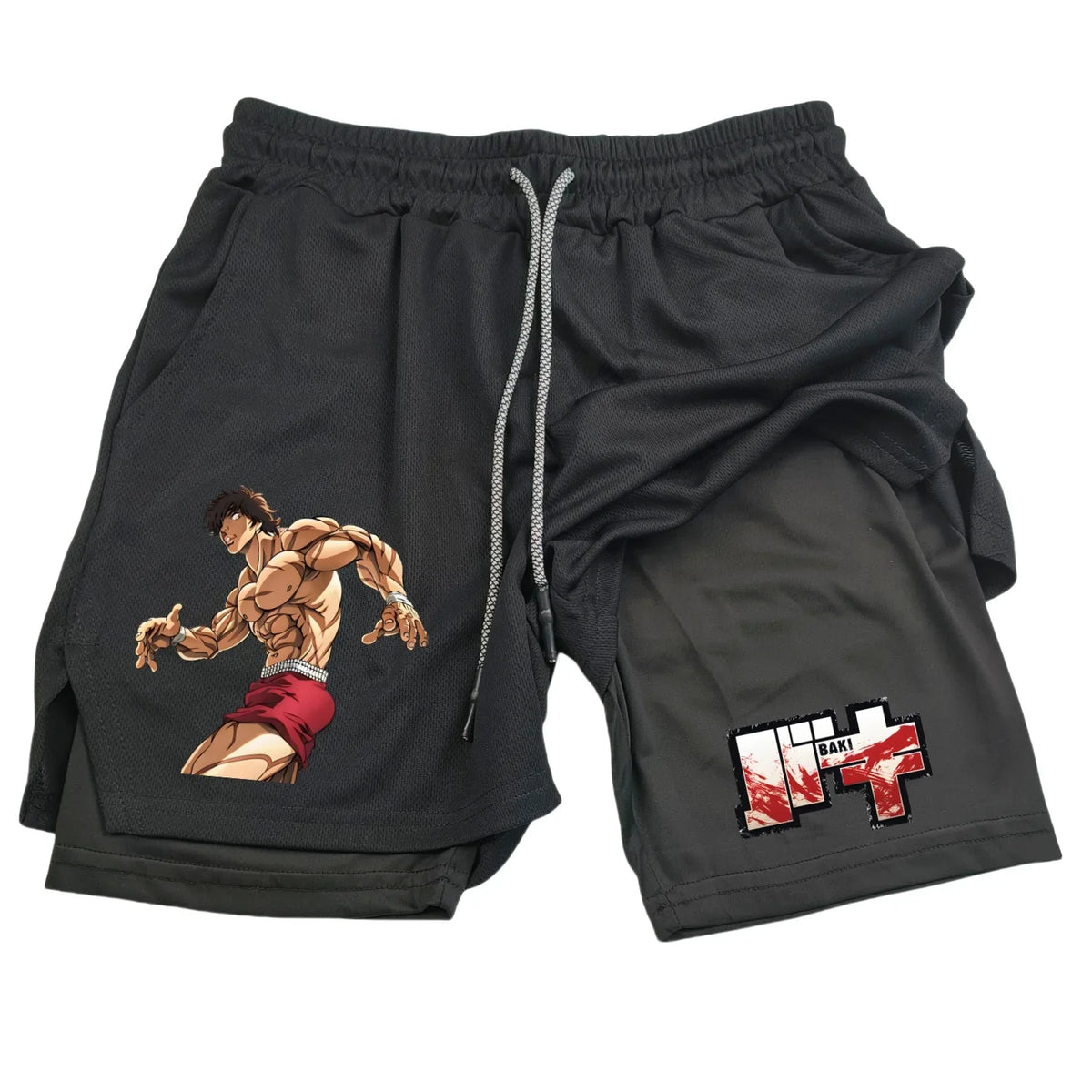 Baki Hanma Gym Shorts – Anime Fitness Shorts