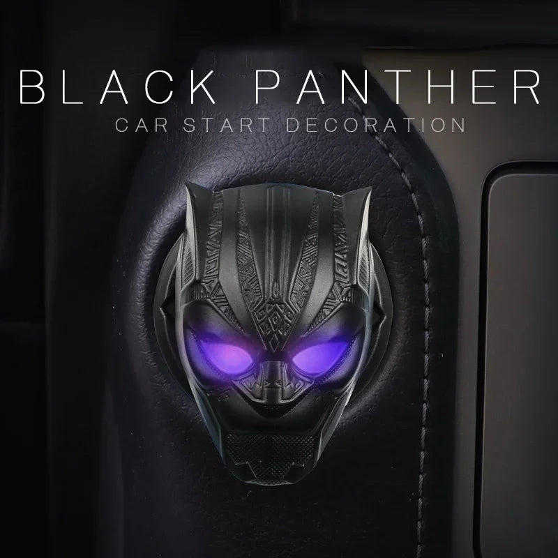 Panther Car Start Button Cover – Interior Decoration