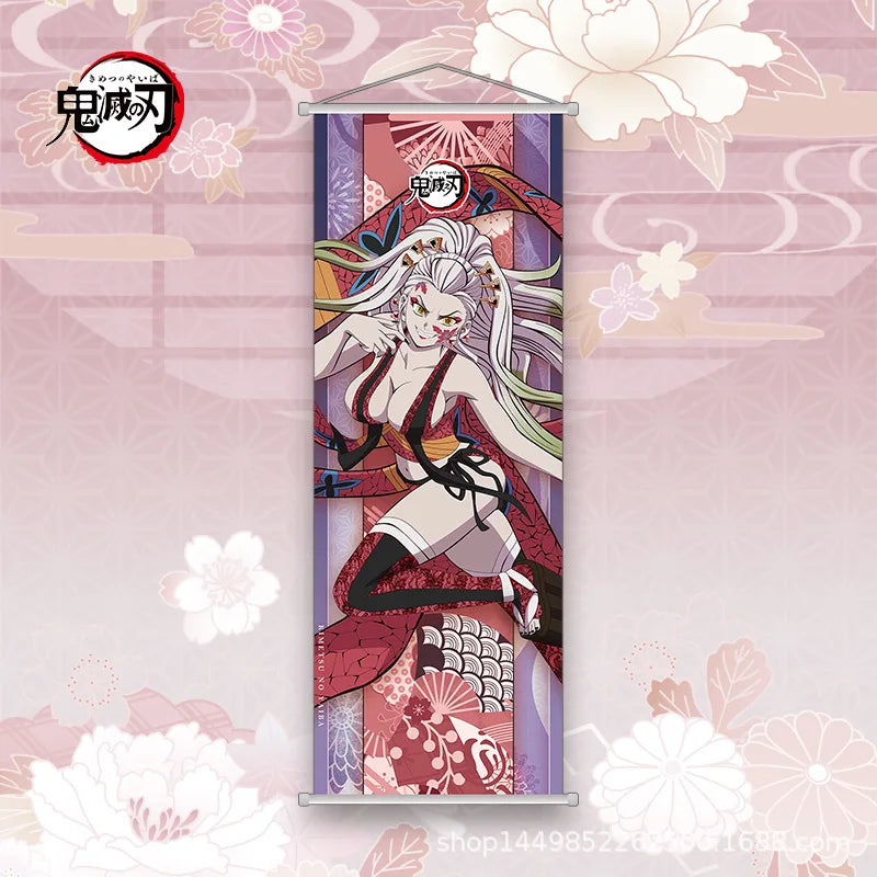 Nezuko Scroll Poster – Demon Slayer Anime Wall Art