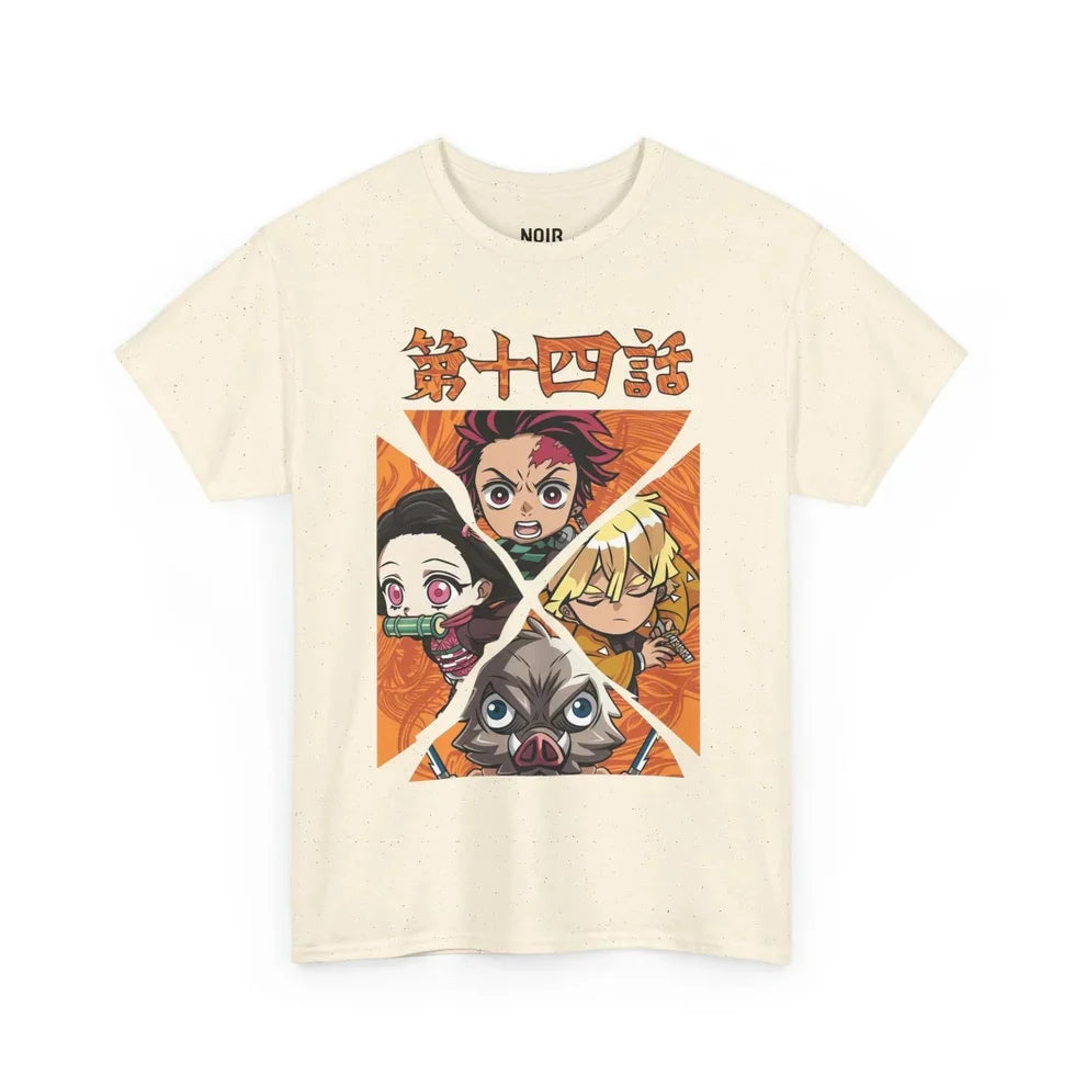 Demon Slayer Quartet T-Shirt – Tanjiro, Nezuko, Zenitsu & Inosuke