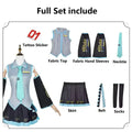 Hatsune Miku Cosplay Costume with Wig – Vocaloid
