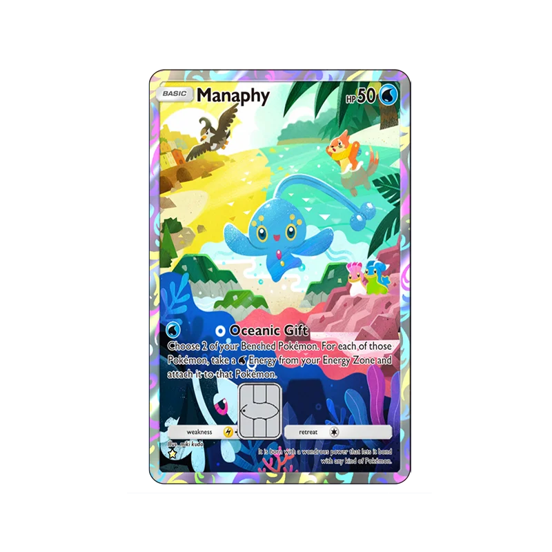 Mewtwo Pokémon Card Skin Sticker – Credit Card Decal