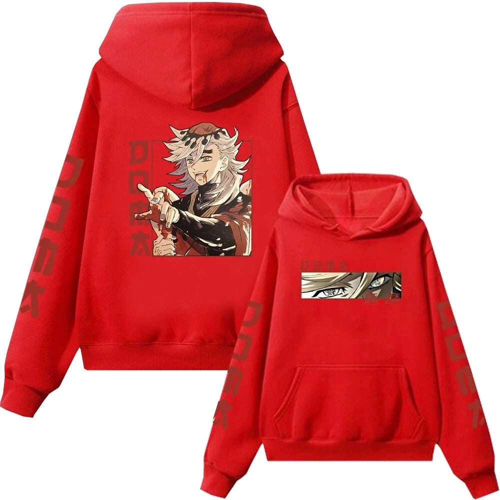 Douma Hoodie – Demon Slayer Oversized Streetwear