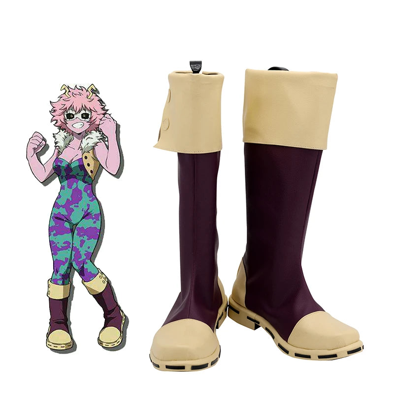 Ashido Mina Cosplay Boots – My Hero Academia Shoes