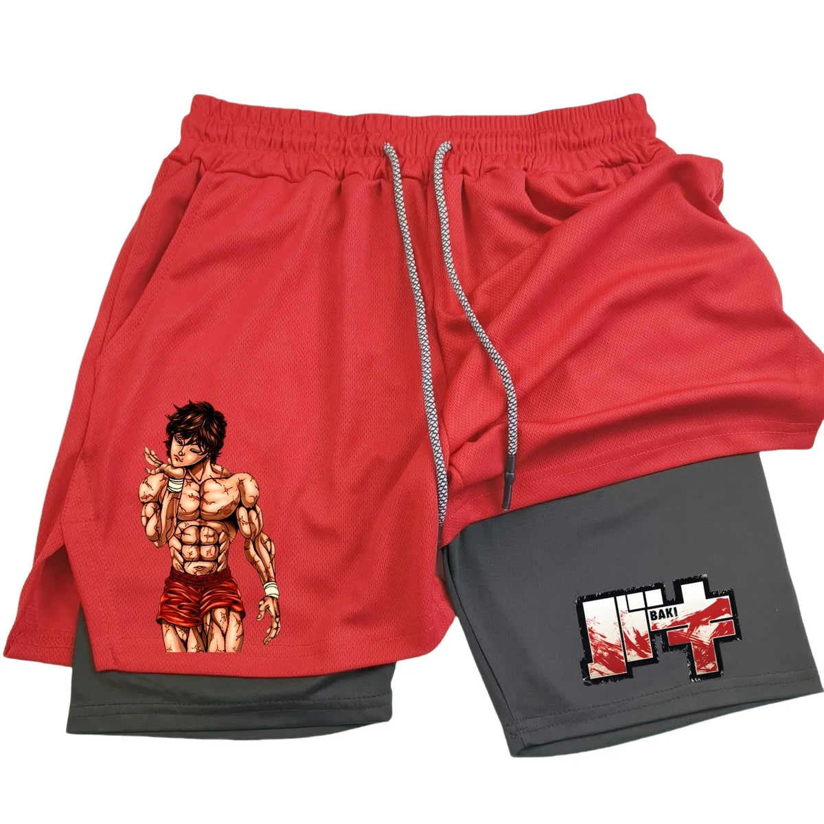 Baki Hanma Gym Shorts – Anime Fitness Shorts