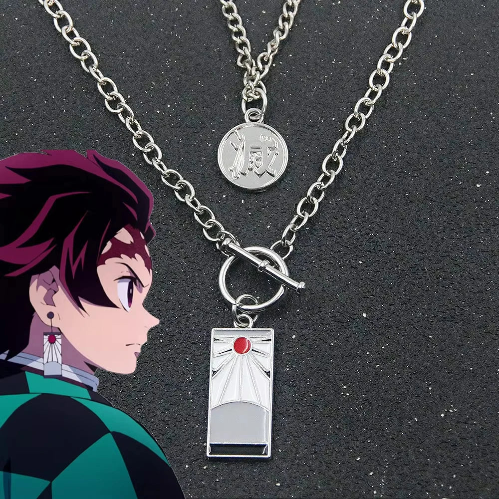 Tanjiro Kamado Necklace – Demon Slayer Anime Jewelry