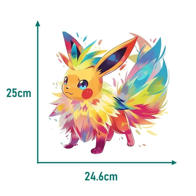Pikachu Iron-On Patches – 2pcs Pokémon Clothing Patches