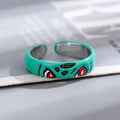 Dratini Adjustable Couple Ring – Pokémon S925 Silver