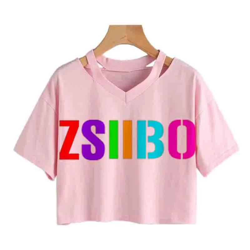 Anime Graphic Crop Top – Harajuku Y2K Tee