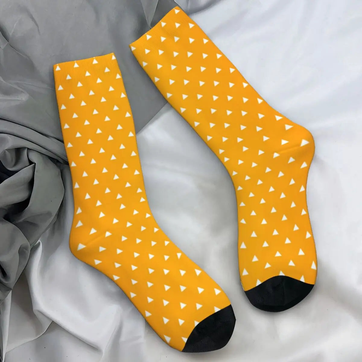 Demon Slayer Anime Crew Socks – Retro Pattern