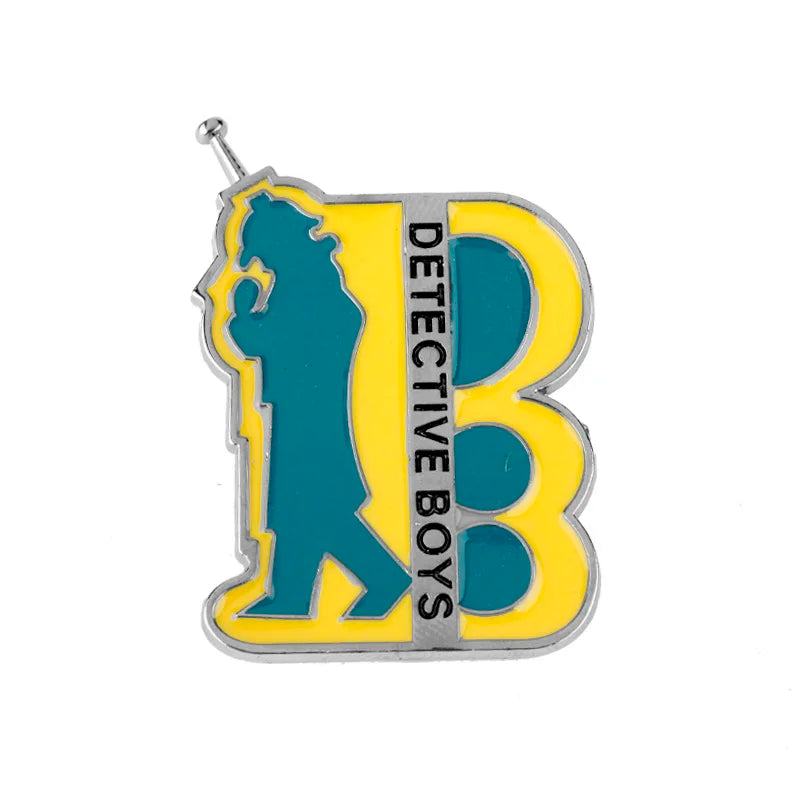 Detective Conan Enamel Pin – Anime Brooch Badge