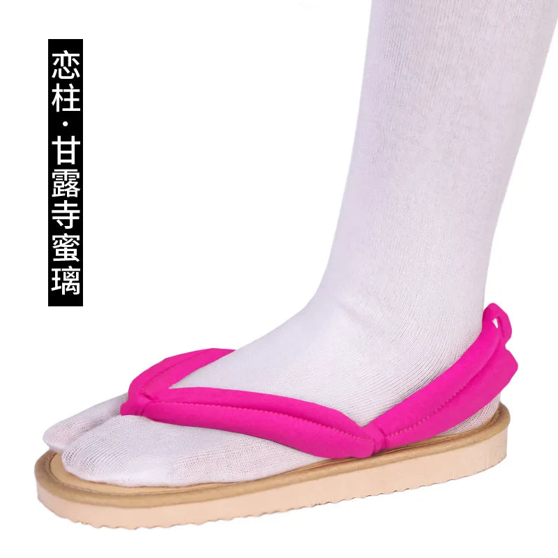 Demon Slayer Wooden Clogs – Anime Cosplay Sandals