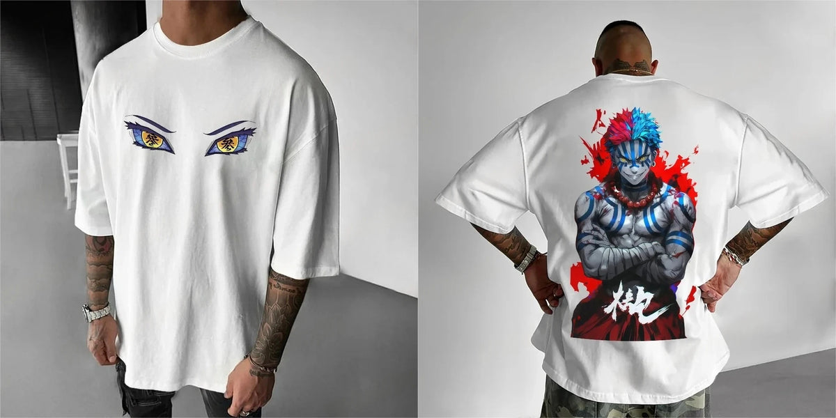 Akaza T-Shirt – Demon Slayer Kids & Adults Anime Tee